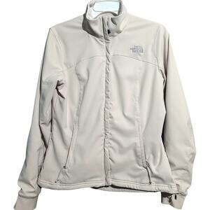 The North Face Women's Noemi Fleece Lined Soft Shell Jacket Cream Size S